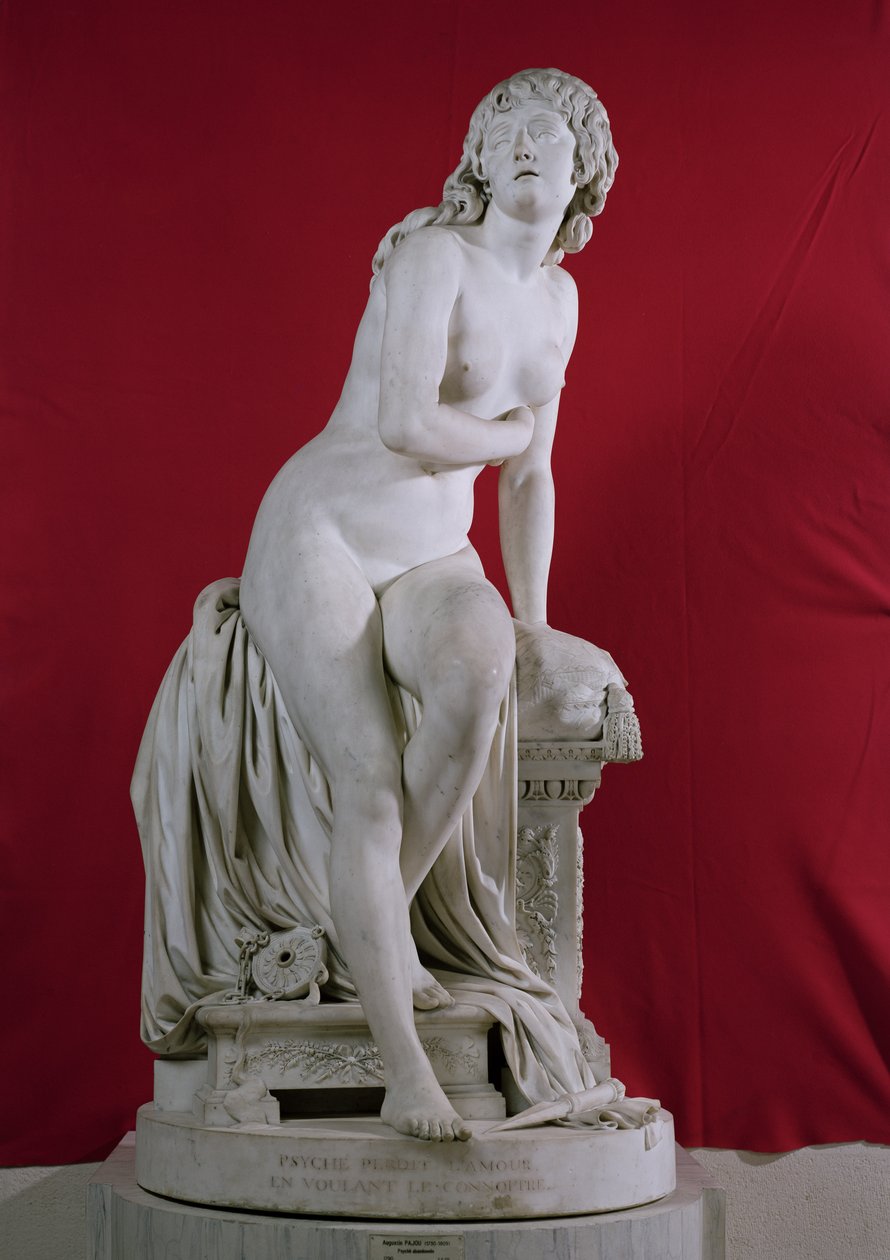 The Abandoned Psyche by Augustin Pajou