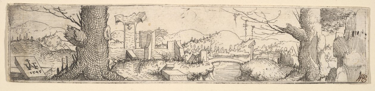 Landscape by Augustin Hirschvogel