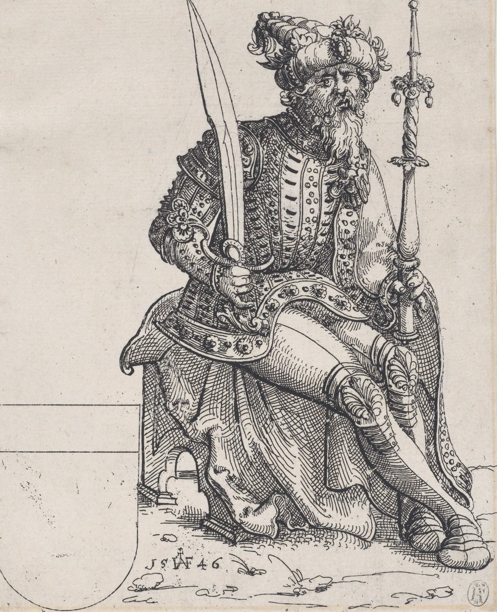 Maximilian I, from Herberstain, Rerum Moscoviticarum Commentarii by Augustin Hirschvogel