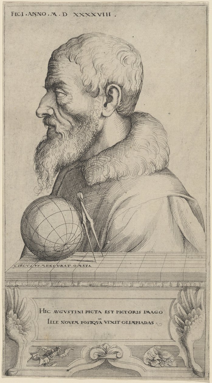 Self-Portrait by Augustin Hirschvogel