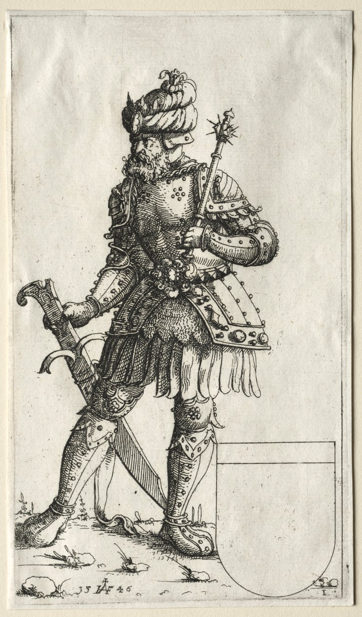 Sigismund II, King of Poland, 1546 by Augustin Hirschvogel