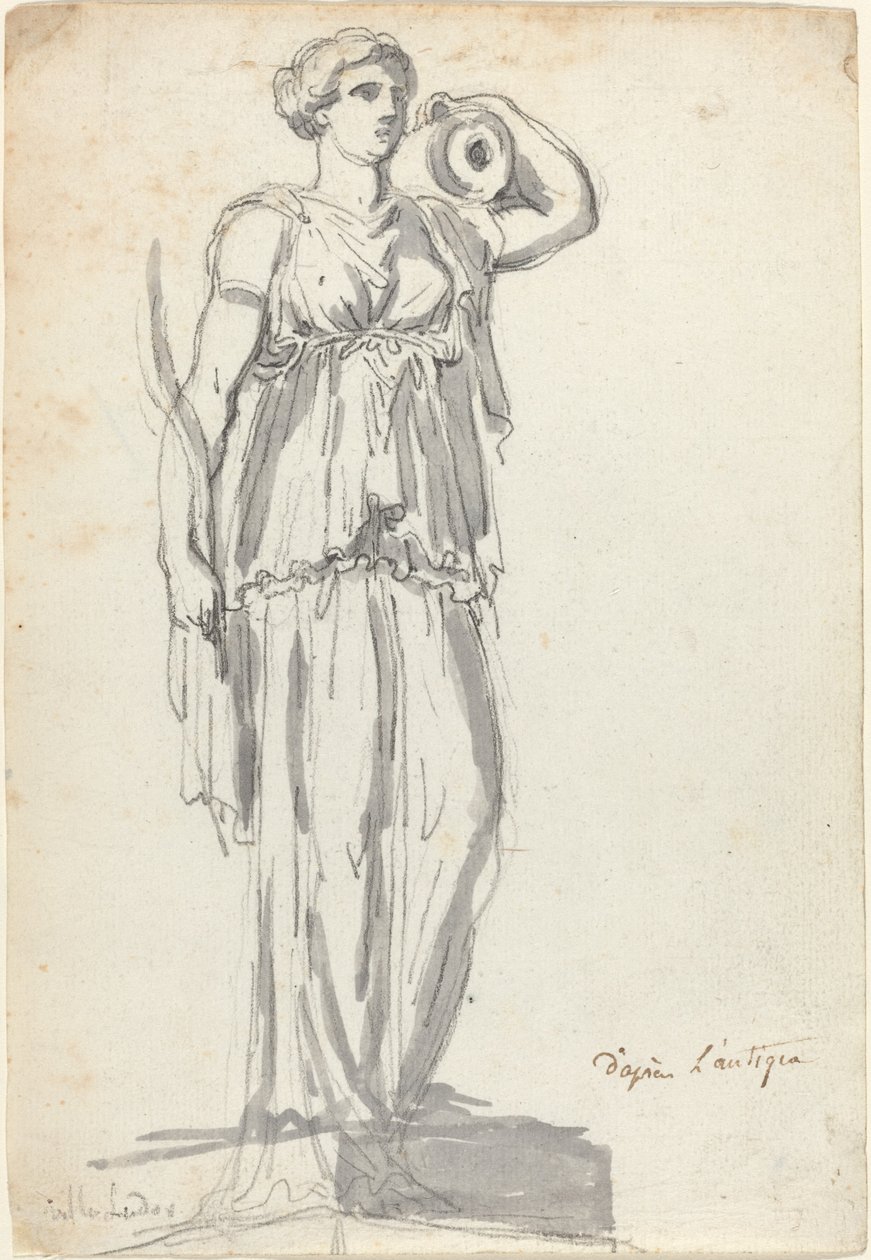 The Ludovisi Water Carrier by Augustin Pajou