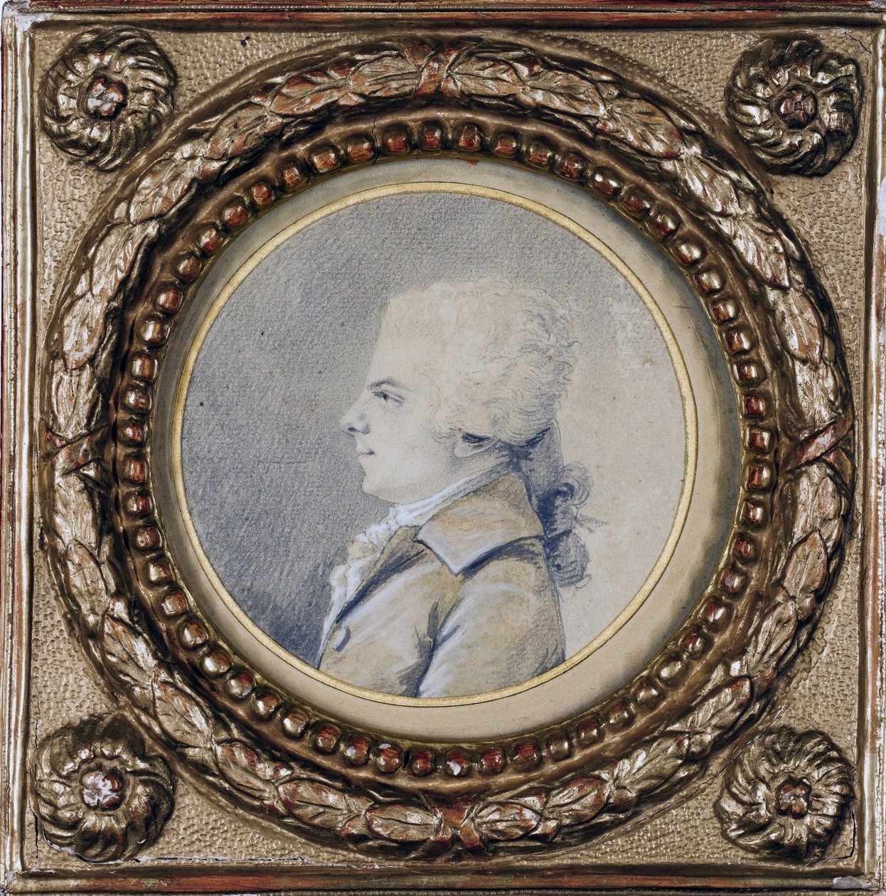 Wolfgang Amadeus Mozart by Augustin de Saint Aubin