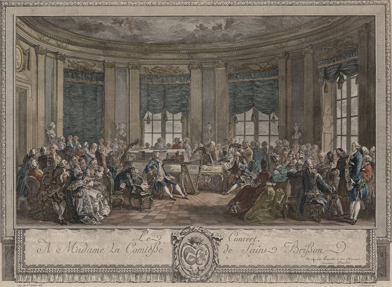 Concert by Augustin de Saint Aubin