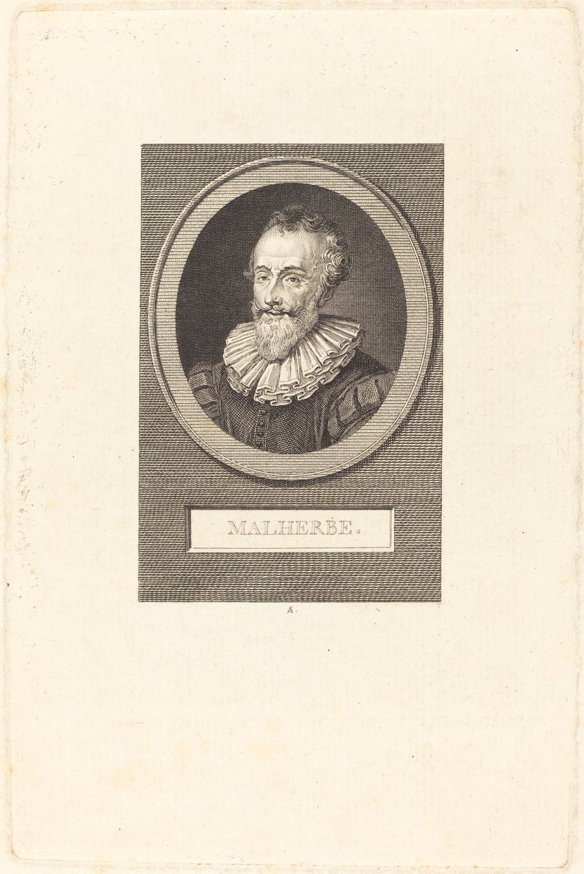 Francois de Malherbe by Augustin de Saint Aubin