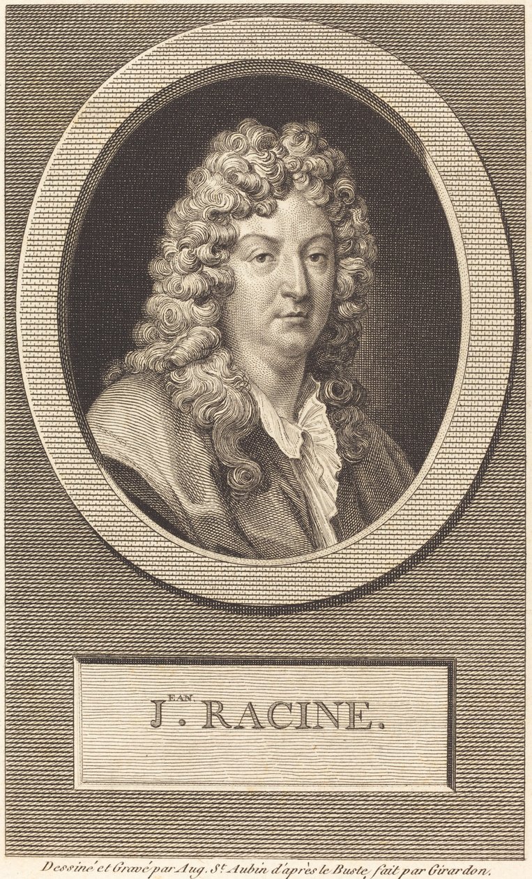 Jean Racine by Augustin de Saint Aubin