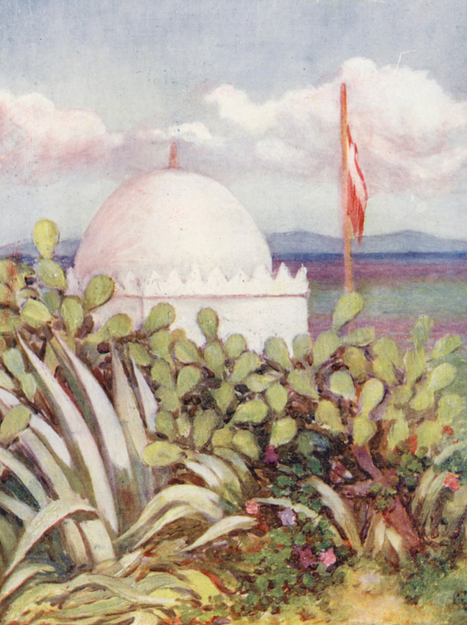 A Marabout near Tangier by Augustine Fitzgerald