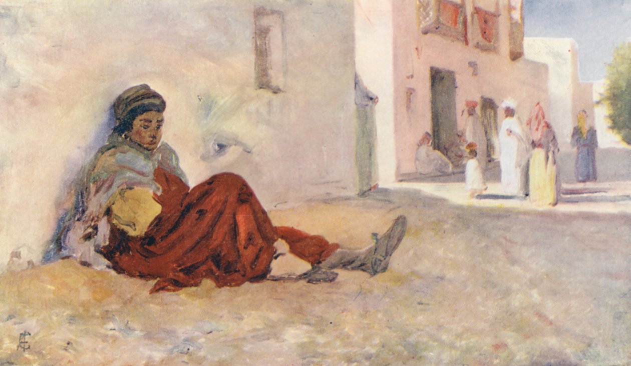 A Street in Biskra by Augustine Fitzgerald