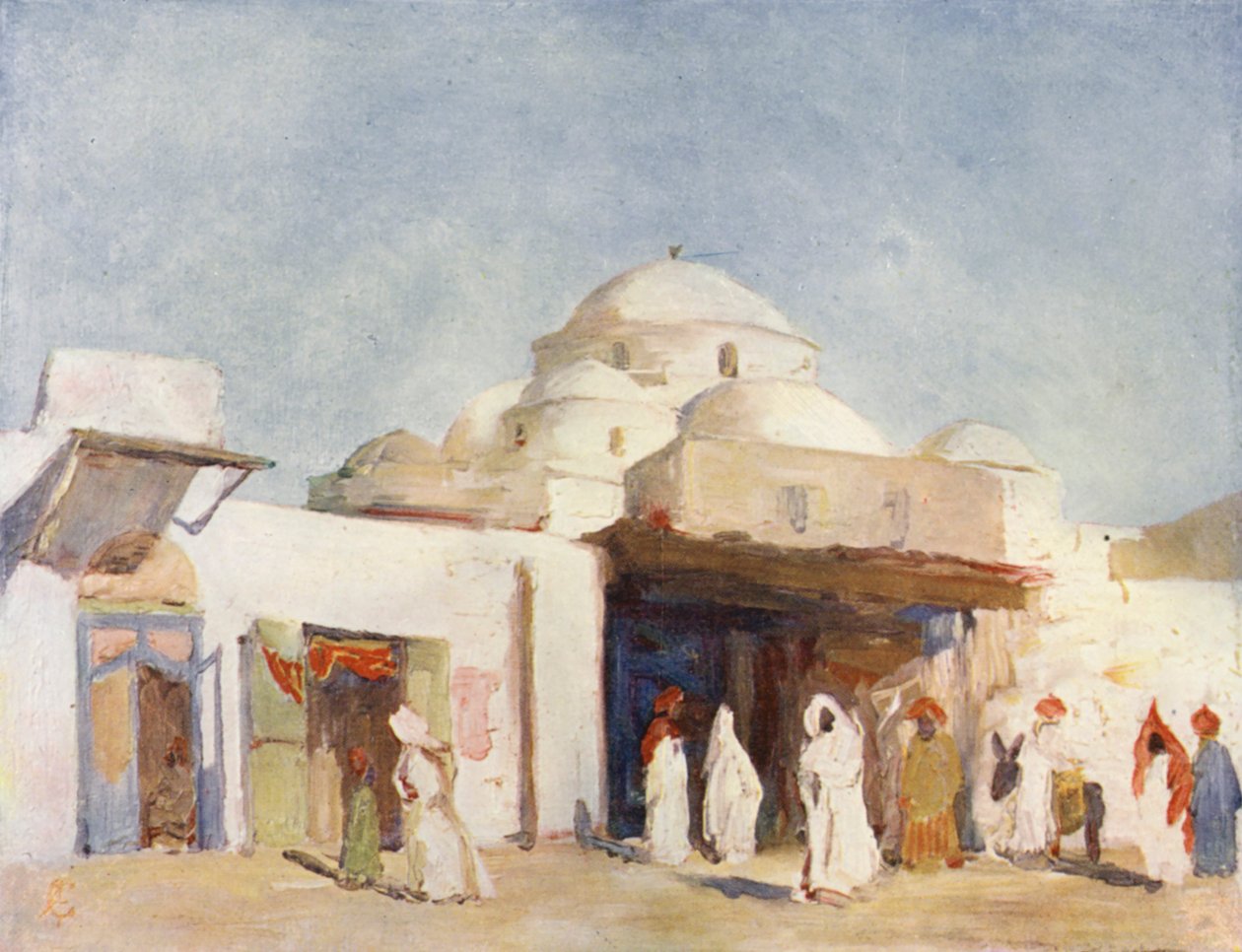 Mosque Domes at Tunis by Augustine Fitzgerald