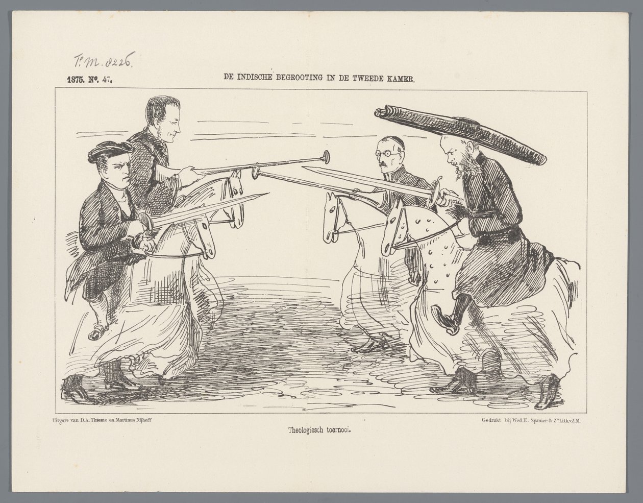 Utrecht Masquerade of 1851: Rhetoricians in 1500 by Augustinus Jacobus Bernardus Wouters