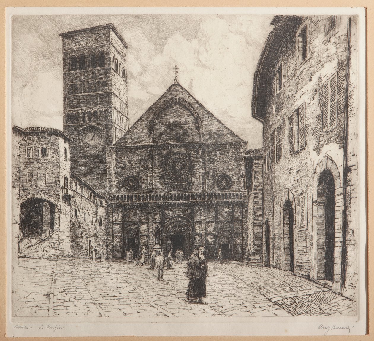 Assisi, S. Rufinus by Augusto Baracchi