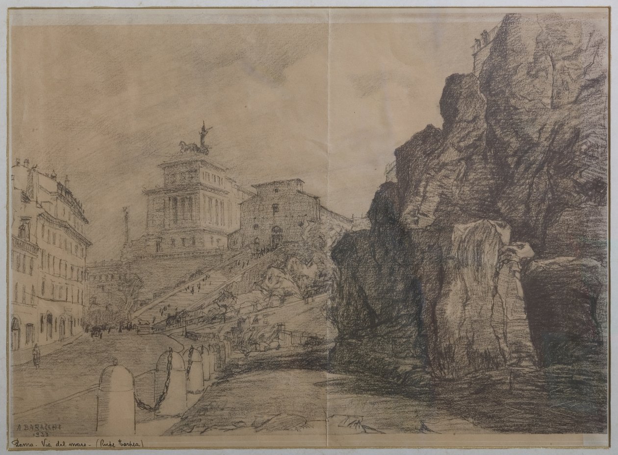 Landscape of Rome by Augusto Baracchi