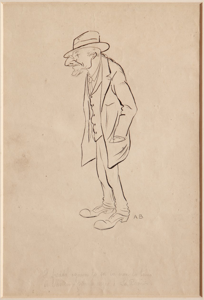 The Lawyer Nino Modena by Augusto Baracchi