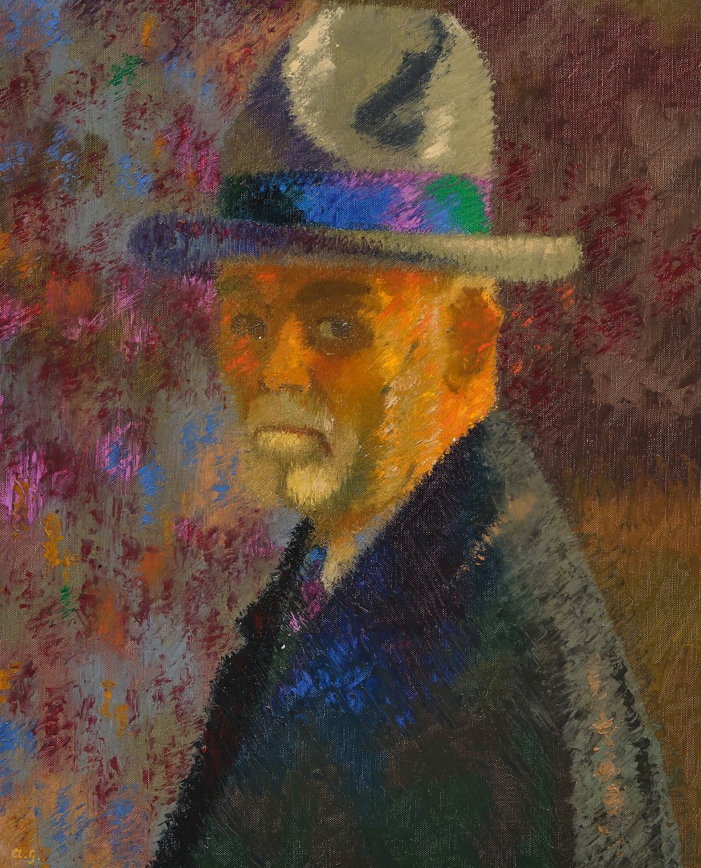 Self-Portrait 1934 by Augusto Giacometti