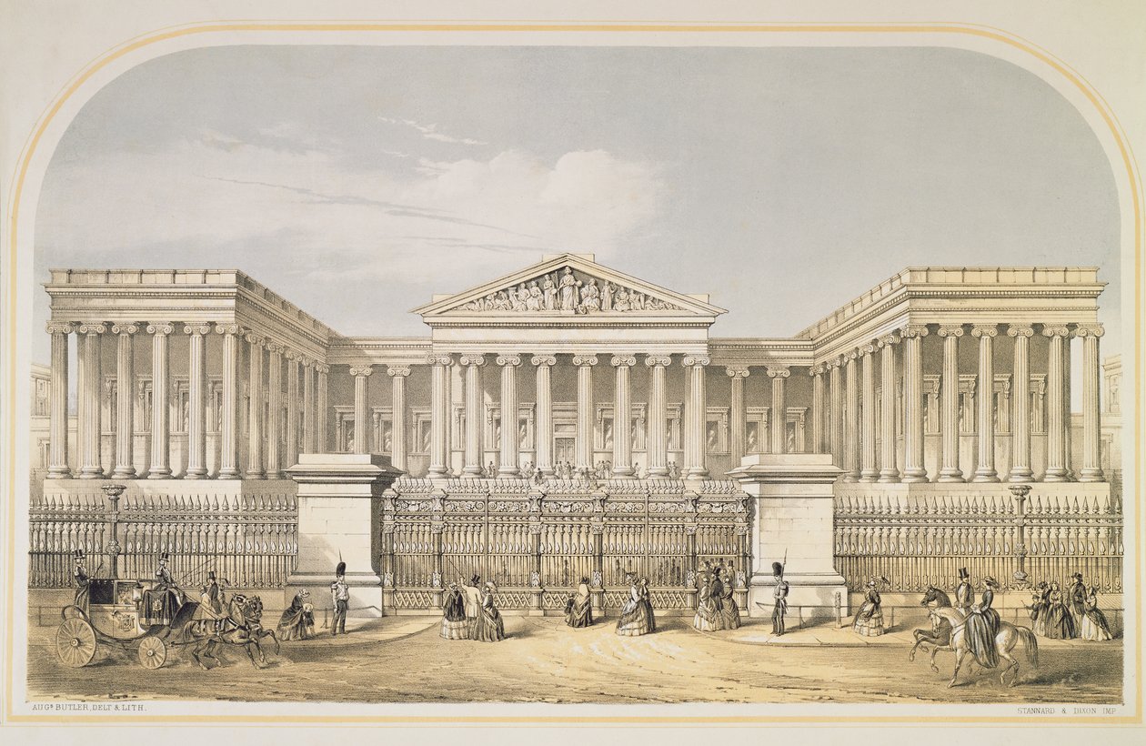 The British Museum, 1853 by Augustus Butler