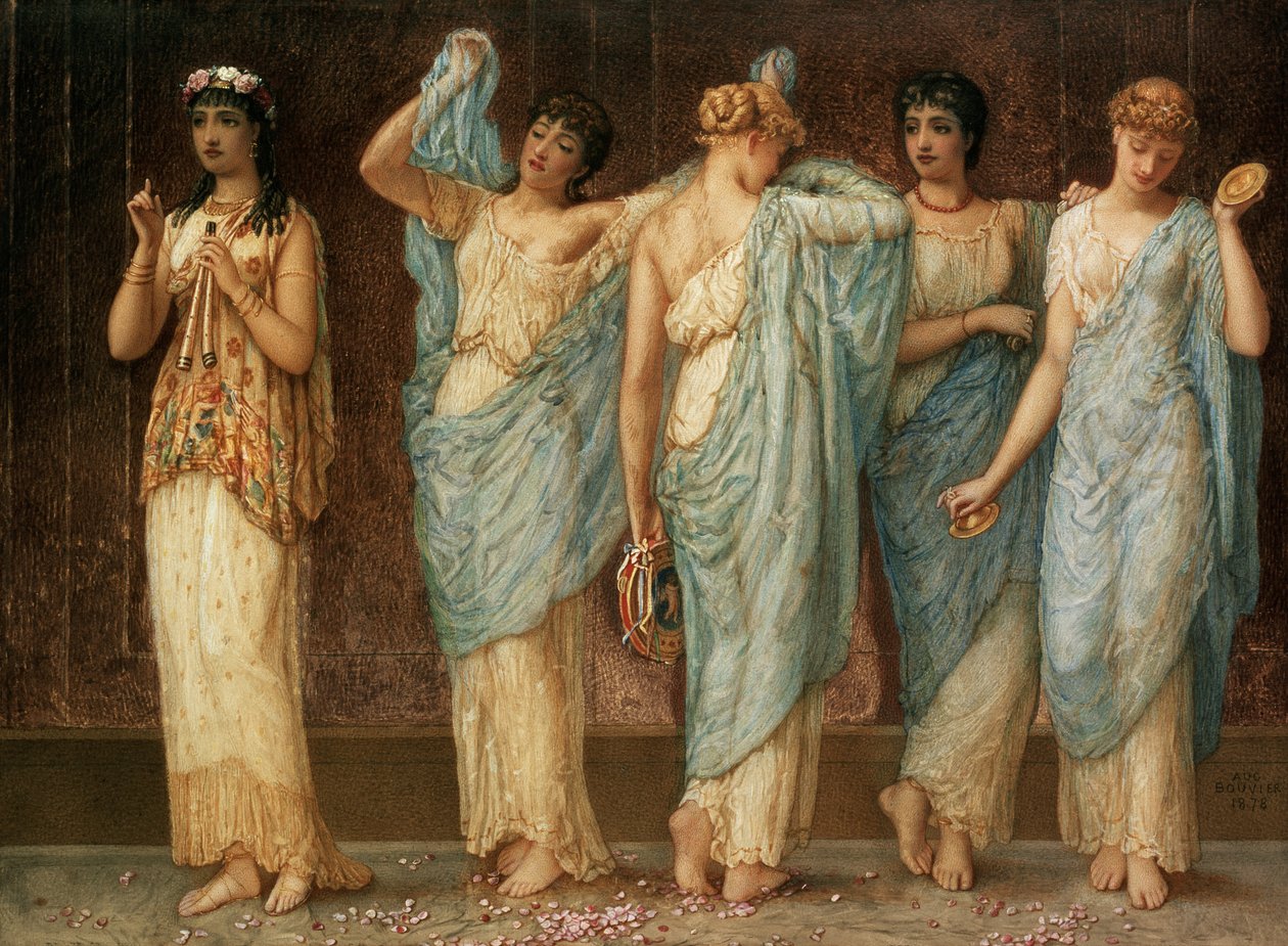 Ready for the Dance by Augustus Jules Bouvier