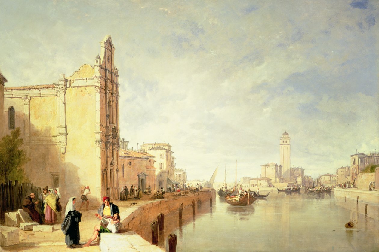 A View of Murano by Augustus Wall Callcott