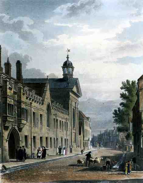 Exterior of Pembroke College, Cambridge, from 
