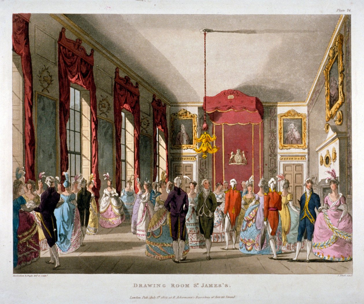The drawing room in St James