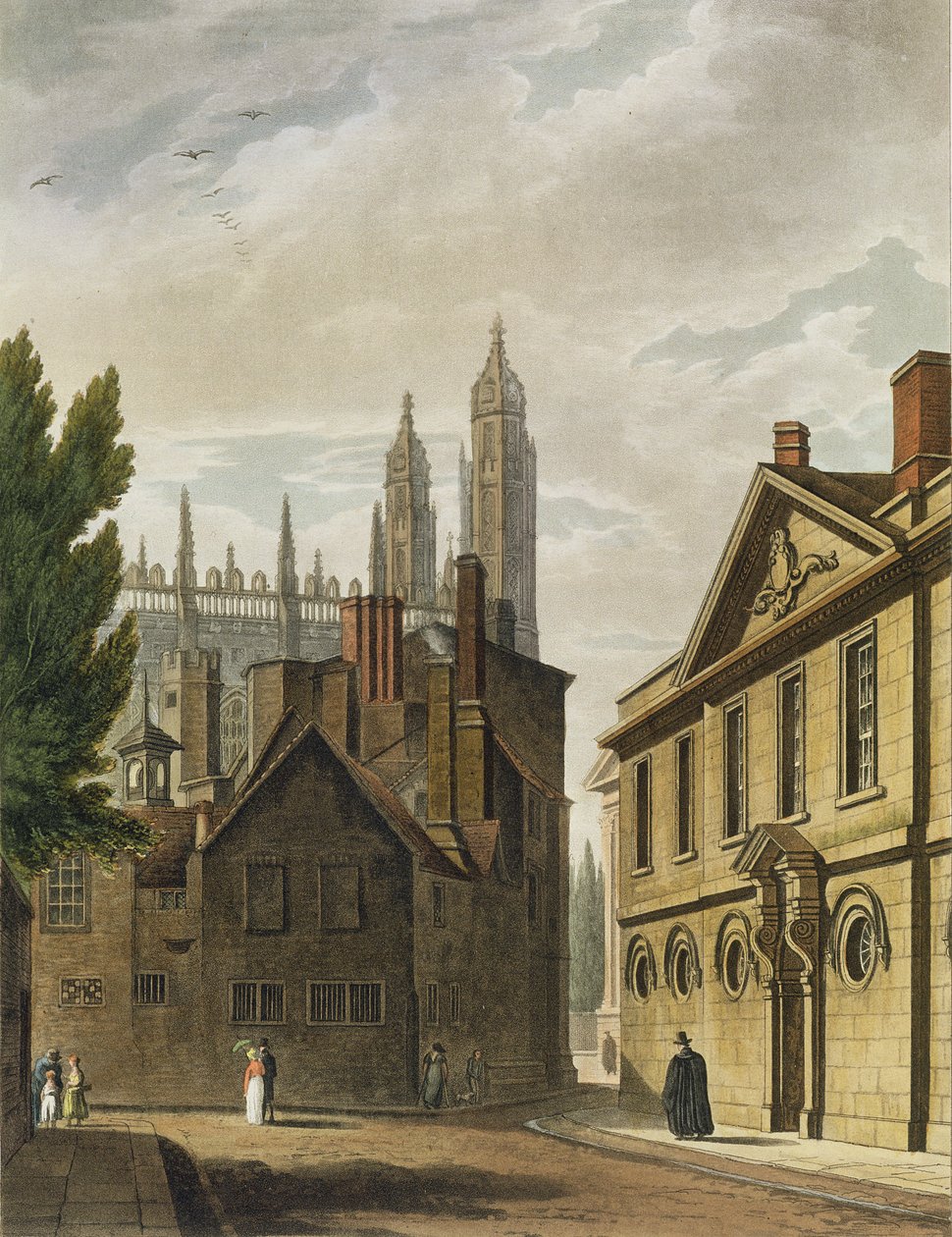 Front of Trinity Hall, Cambridge, from 
