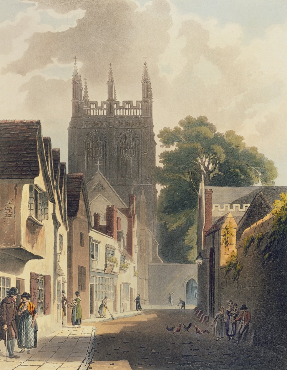 Magpie Lane, Oxford, illustration from the 