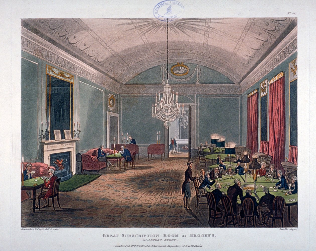 The Great Subscription Room, interior of the Brooks