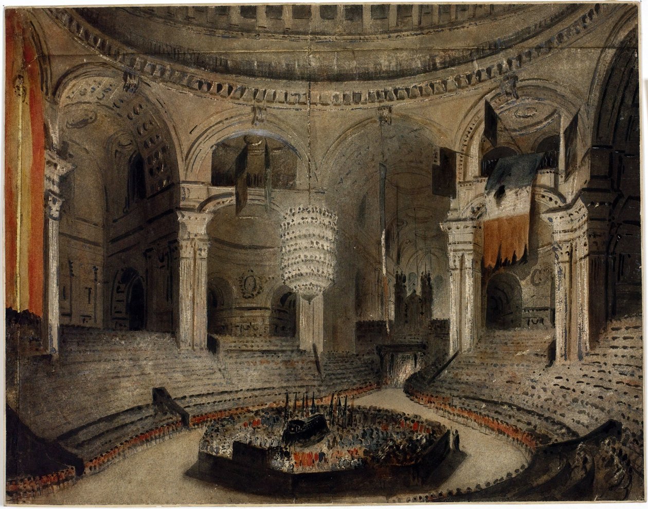 The Burial of Lord Horatio Nelson in Saint Paul