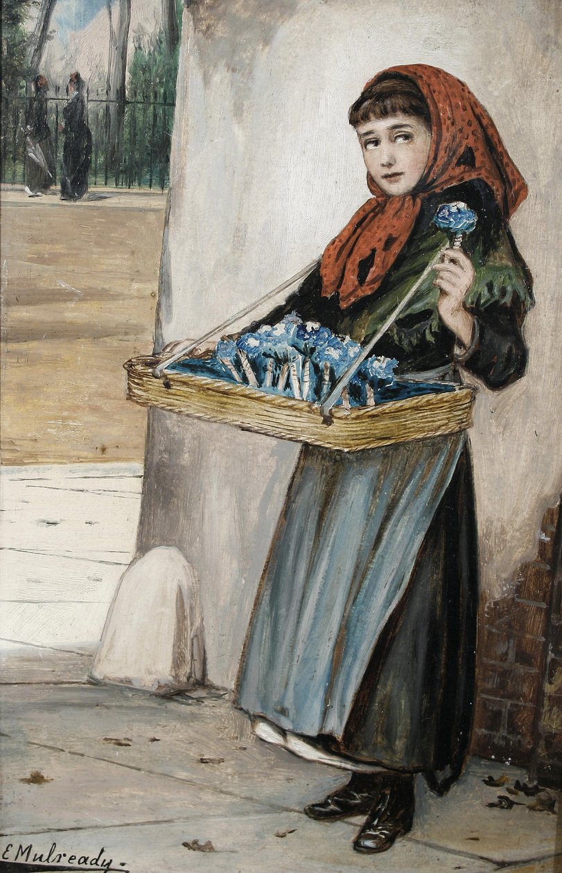 An Eye to an Expected Buyer by Augustus Edwin Mulready
