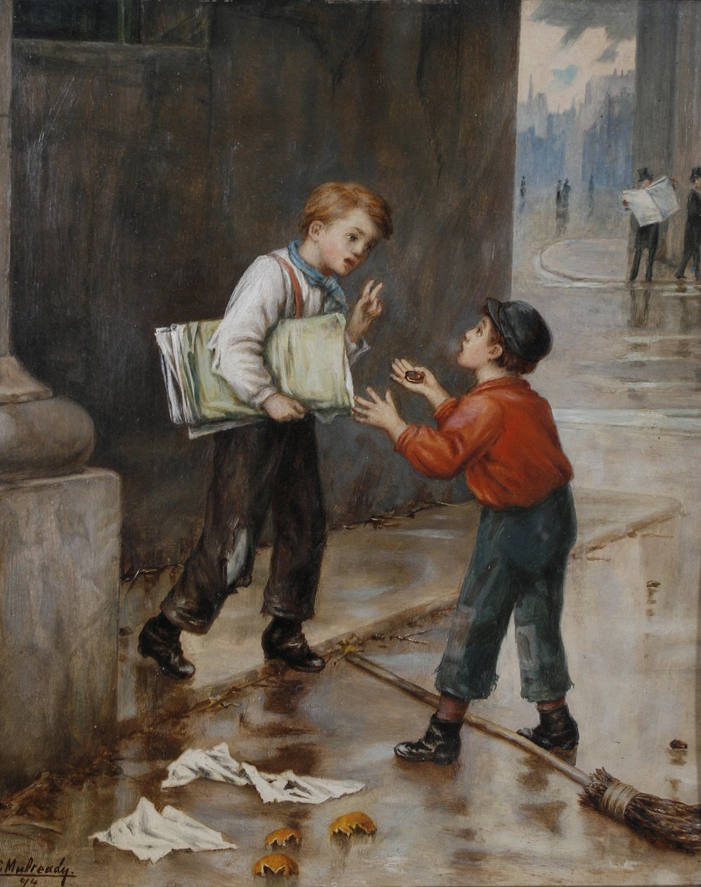 Luck in a Moment by Augustus Edwin Mulready