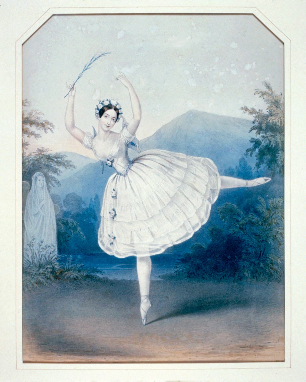 Carlotta Grisi in Giselle, Act II by Augustus Jules Bouvier