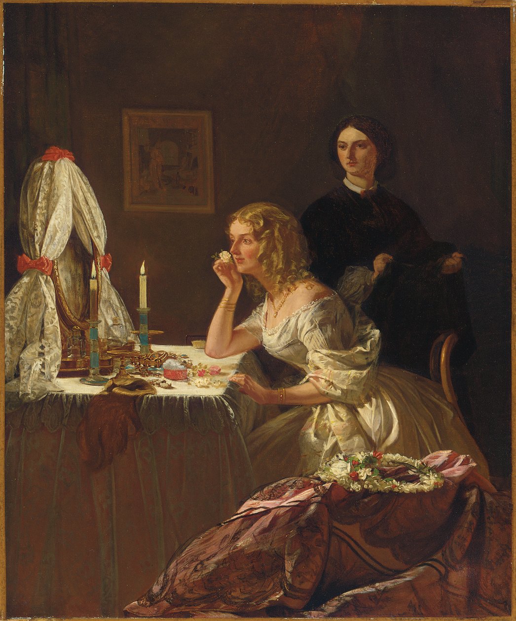 A Young Lady at Her Toilet by Augustus Leopold Egg