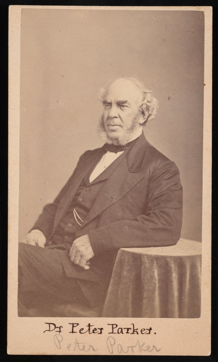 Portrait of Peter Parker 1804-1888, 1869 by Augustus Marshall