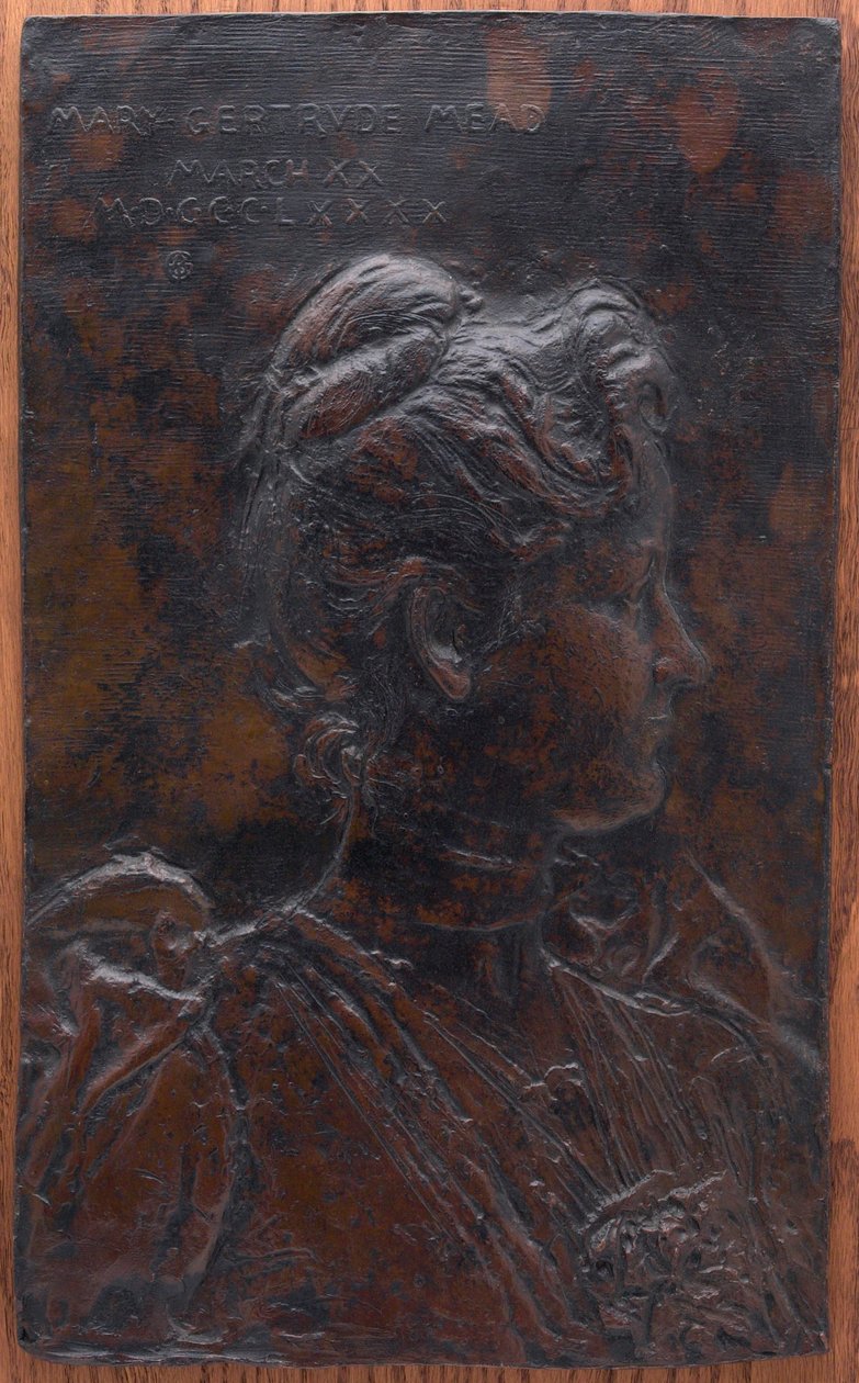 Mary Gertrude Mead (later Mary Gertrude Abbey) by Augustus Saint Gaudens