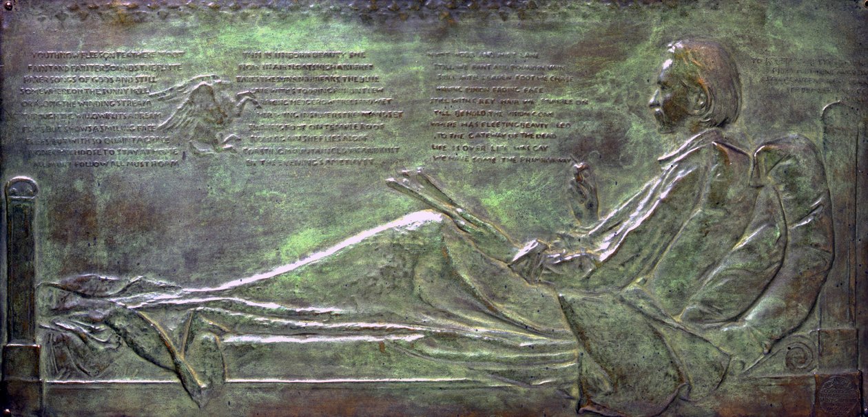 Robert Louis Stevenson by Augustus Saint Gaudens