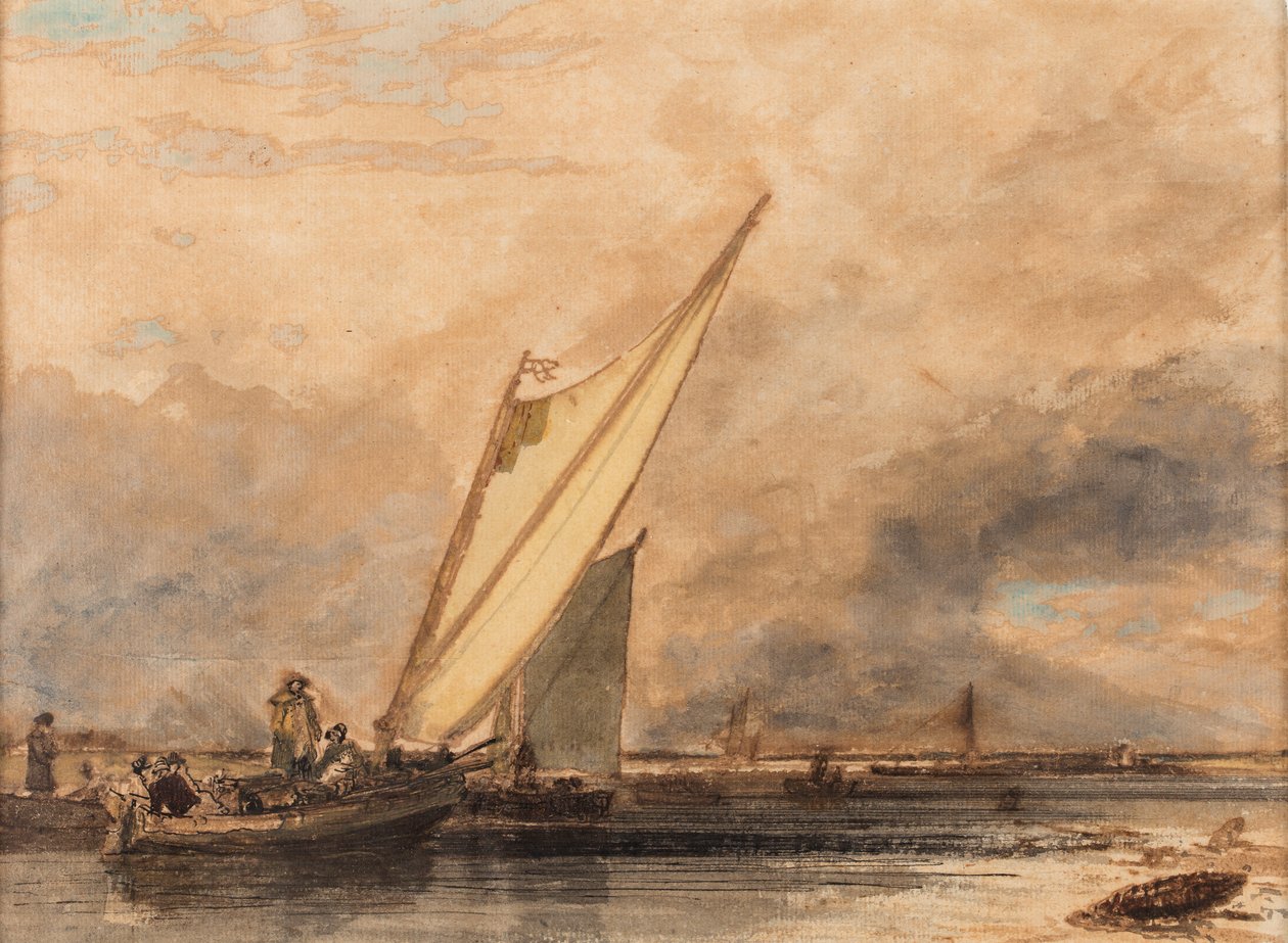 On the Medway by Augustus Wall Callcott