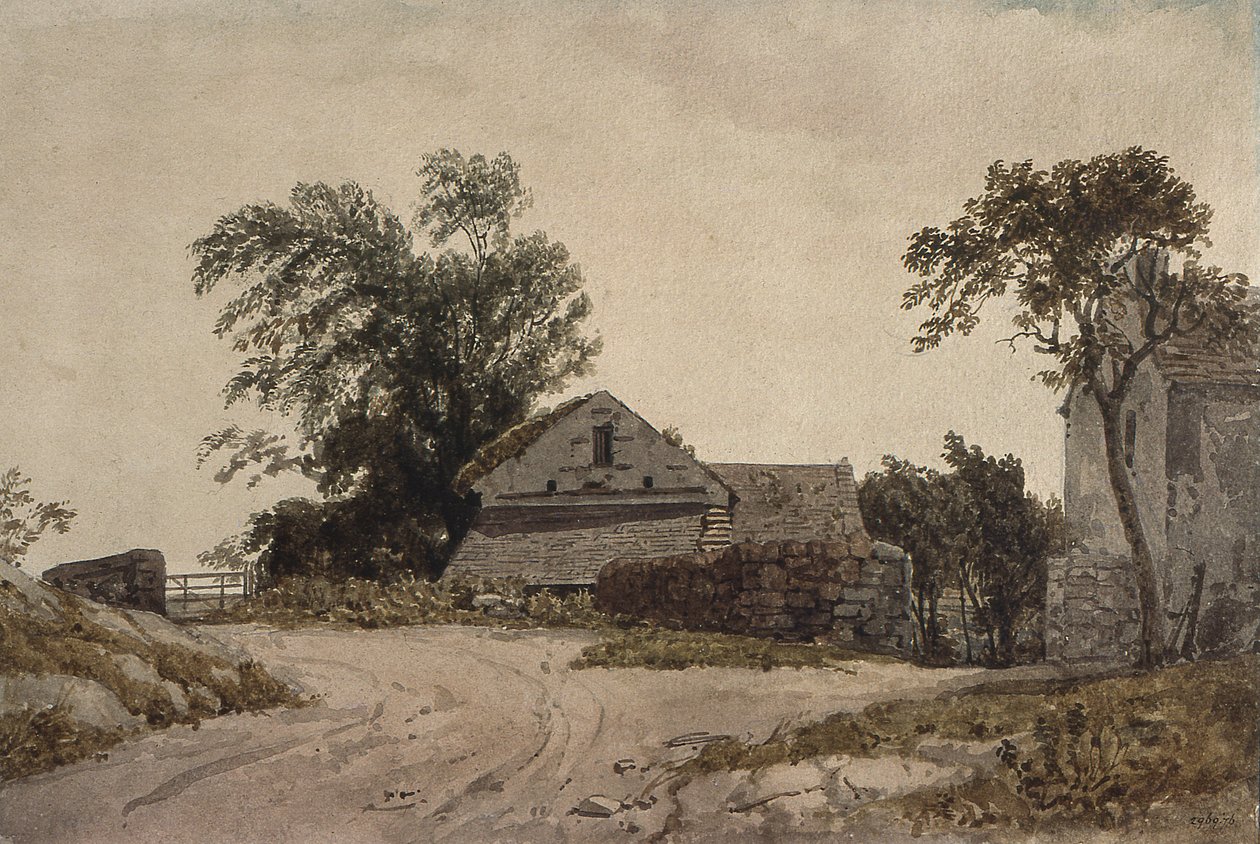 Roadside Cottages by Augustus Wall Callcott