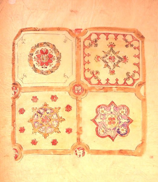 Ceiling design for the Palace of Westminster by Augustus Welby Northmore Pugin