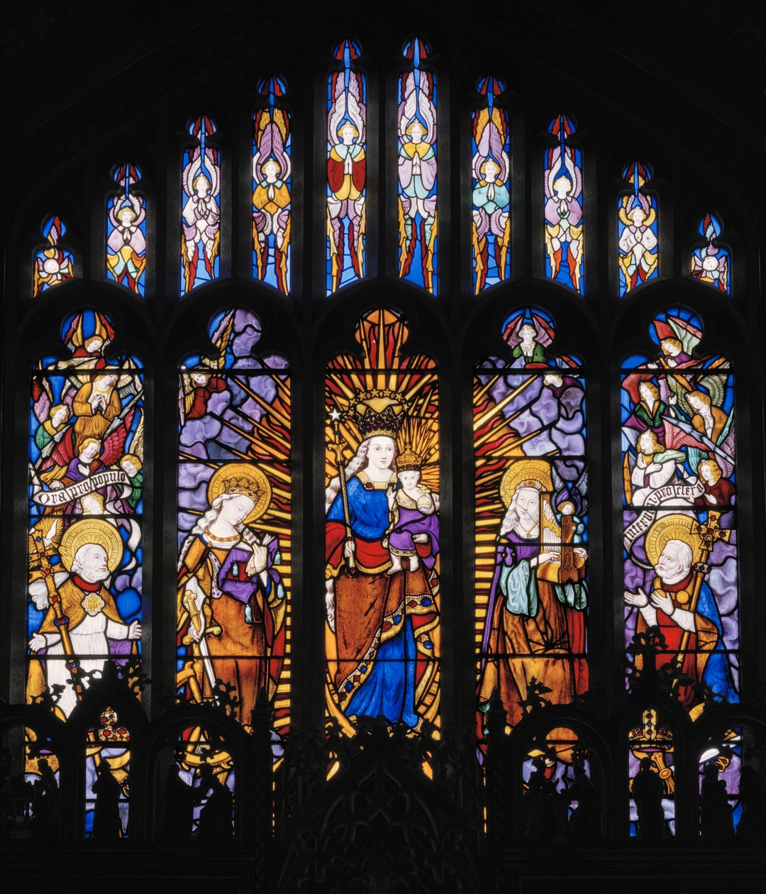 Central Window of the Apse, Virgin & Child with Saints by Augustus Welby Northmore Pugin