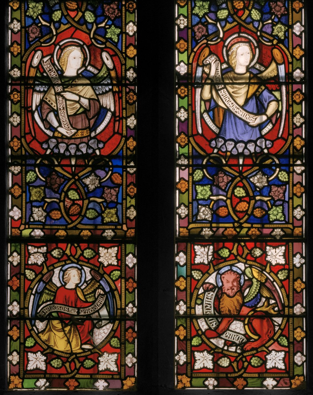 Christ Surrounded by Angels (detail) by Augustus Welby Northmore Pugin