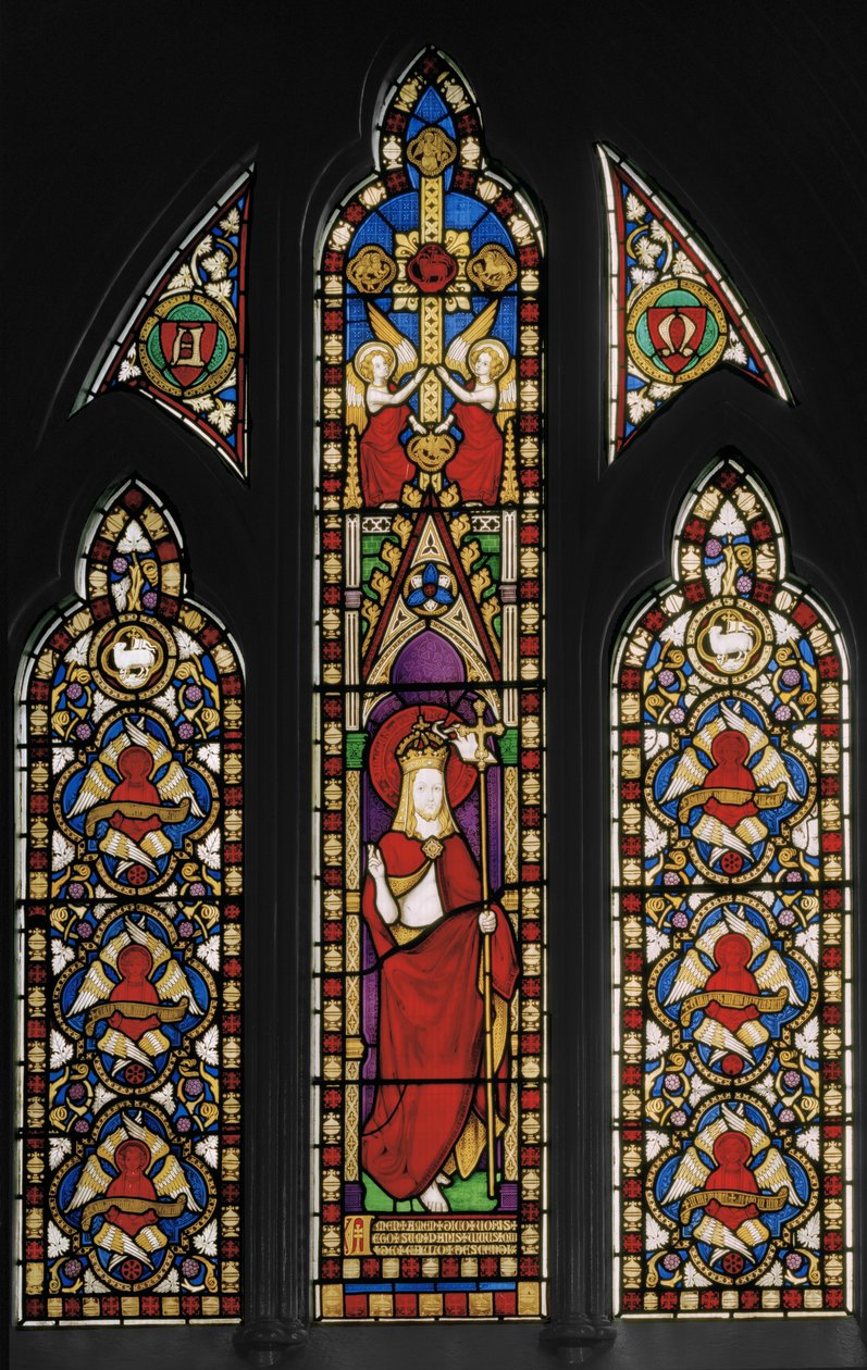 East Window, Blessed Sacrament Chapel by Augustus Welby Northmore Pugin