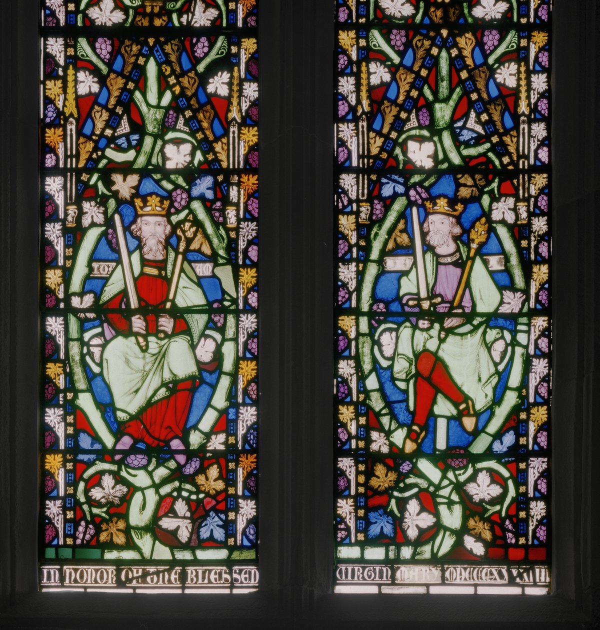 East Window with Jesse Tree (detail) by Augustus Welby Northmore Pugin