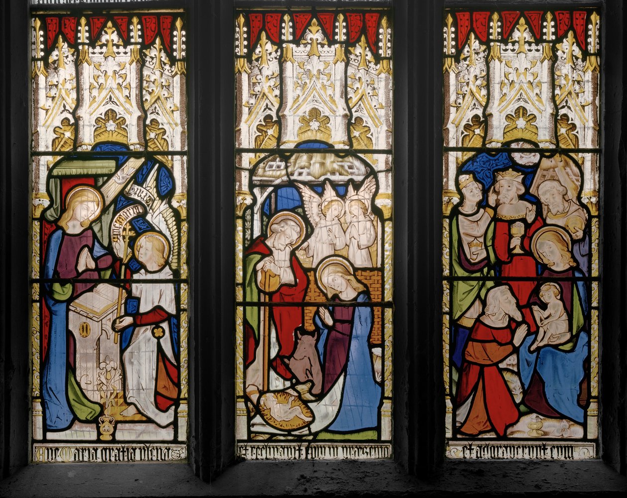 Events from the Life of Christ & The Virgin Mary (detail) by Augustus Welby Northmore Pugin
