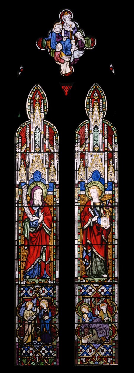Isaiah & St. John the Evangelist by Augustus Welby Northmore Pugin