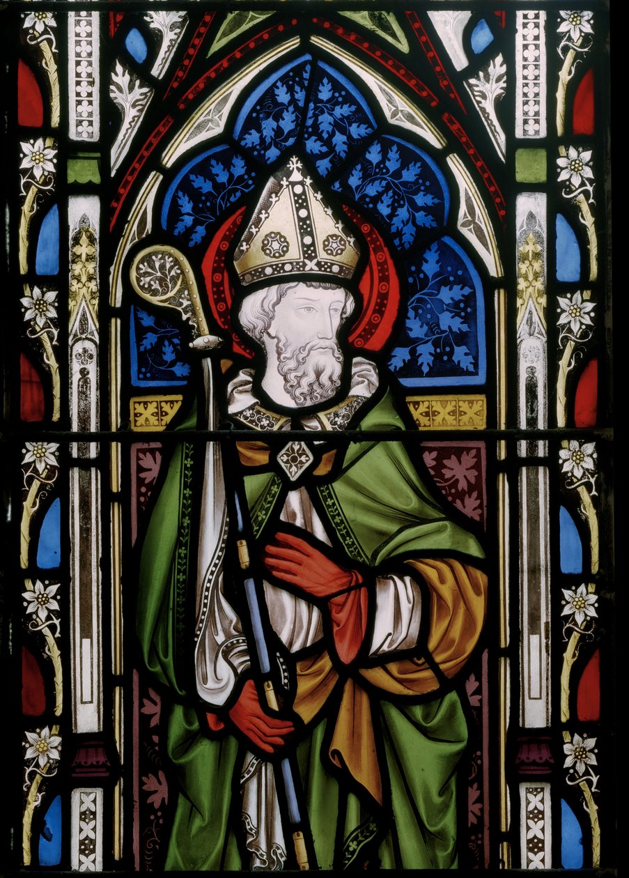 St. David (detail) by Augustus Welby Northmore Pugin