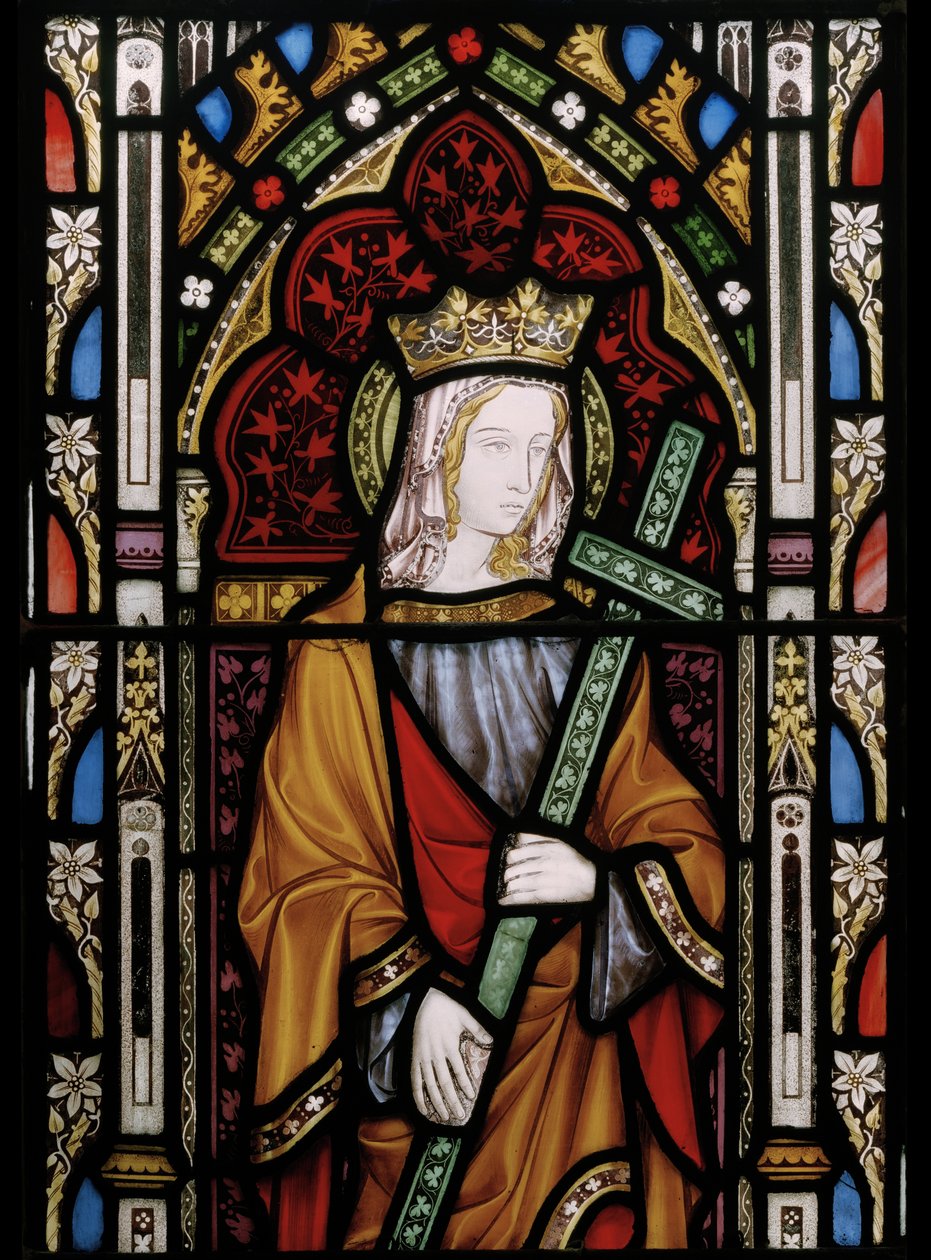 St. Helen (detail) by Augustus Welby Northmore Pugin