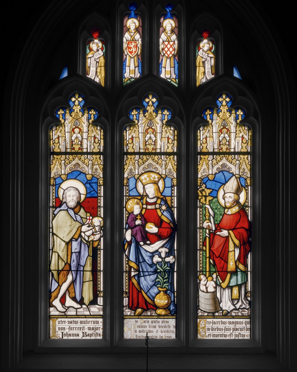 St. John the Baptist, Virgin and Child, and St. Nicholas by Augustus Welby Northmore Pugin