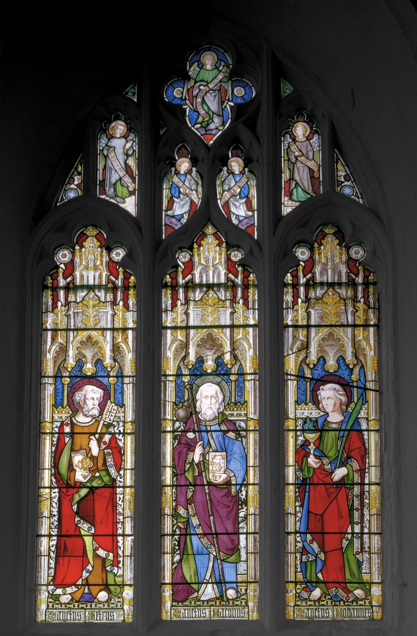 St. Peter, St. James the Great, and St. John the Evangelist by Augustus Welby Northmore Pugin
