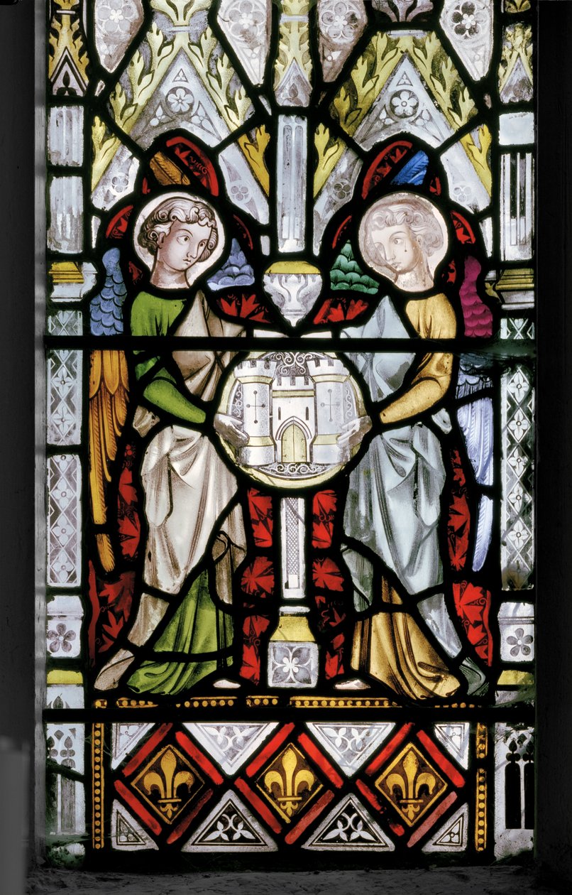 Virgin and Christ with Scenes from Her Life (detail) by Augustus Welby Northmore Pugin