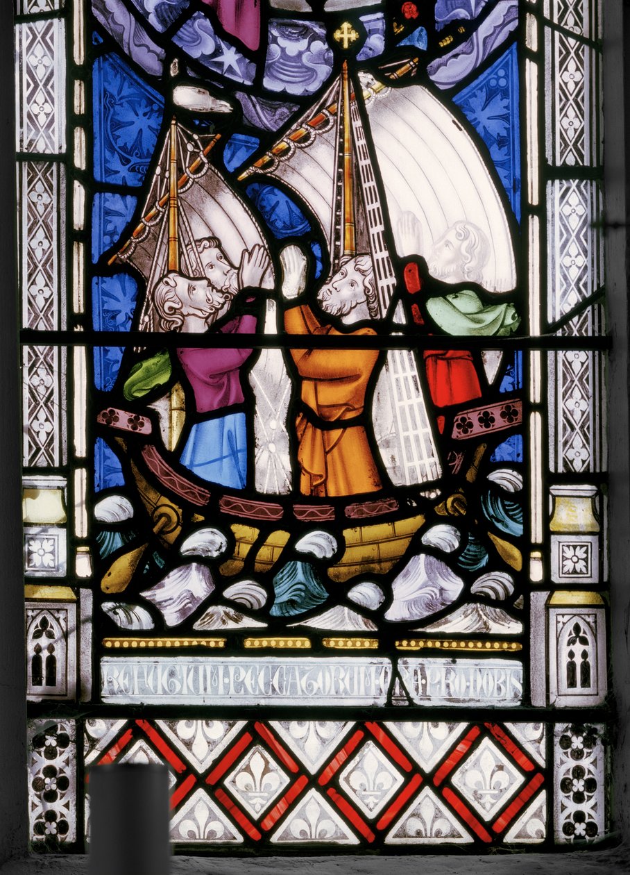 Virgin and Christ with Scenes from Her Life (detail) by Augustus Welby Northmore Pugin
