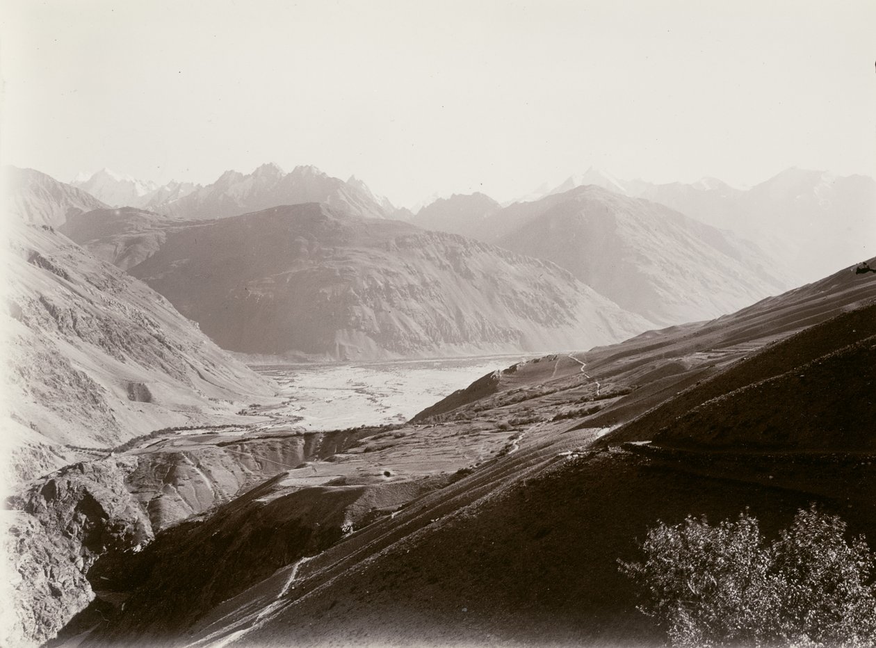 Pamir River Junction with Hindu Kush Beyond by Aurel Stein
